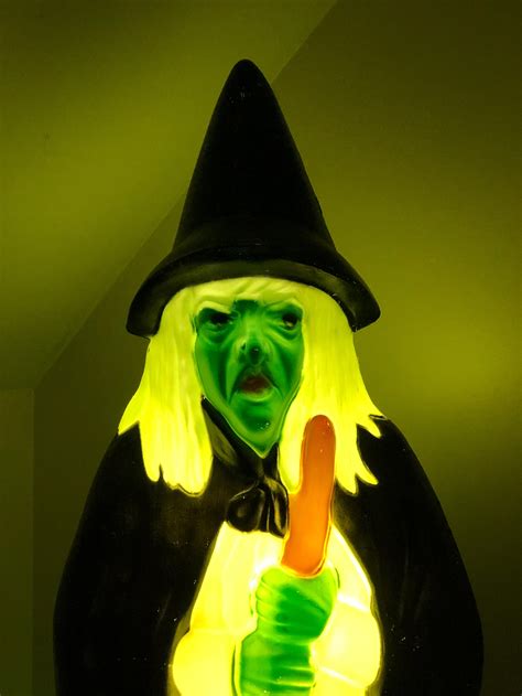 Halloween witch blow mold